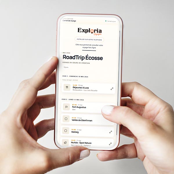 carnet de voyage web app et PDF